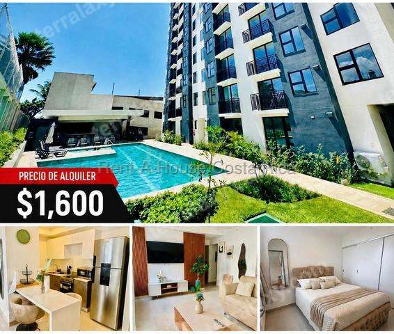 Alquiler de Apartamento Moderno AMUEBLADO en San Sebastián, San José. RAH 27-461