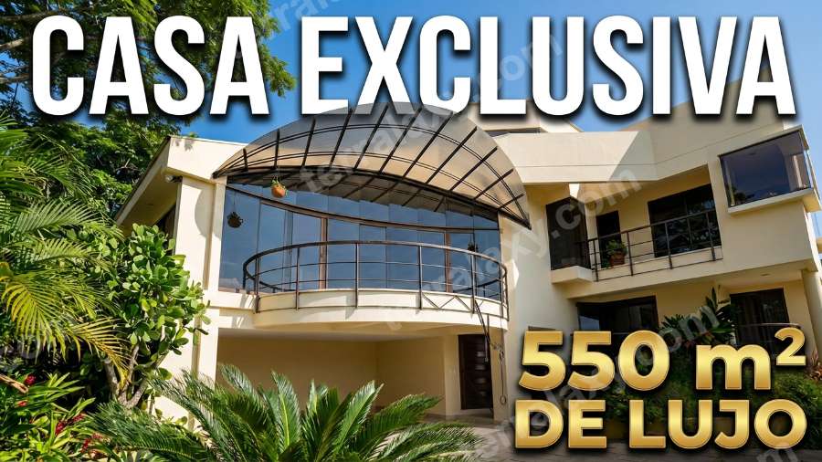 Casa de Exclusiva en Venta en Altos de Carrizal, Escazú – Exclusividad y Vista Panorámica