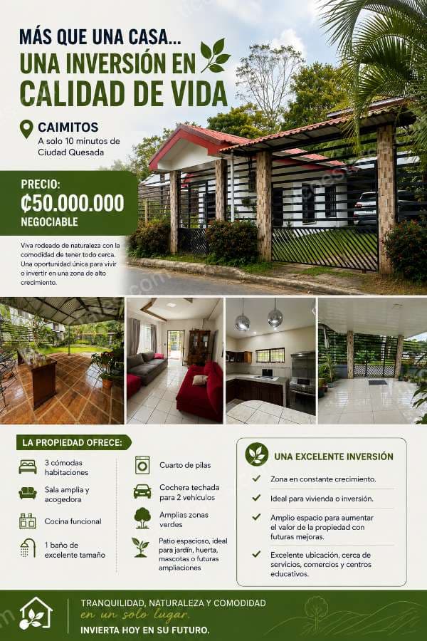 MÁS QUE UNA CASA… UNA INVERSIÓN EN CALIDAD DE VIDA